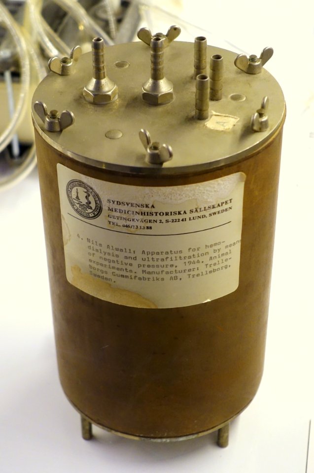 Dialysis machine for rabbits, Nils Alwall, 1944, MS11444 - Tekniska museet - Stockholm, Sweden - DSC01408