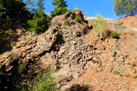 Diabasbruch am Galgenberg bei Bernstein am Wald 2013 (1)