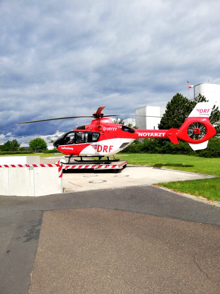 D-HYYY Air ambulance at Universitätsmedizin Göttingen