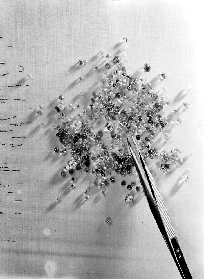Diamanten bij de fa Van Moppes in Amsterdam, Bestanddeelnr 252-1229