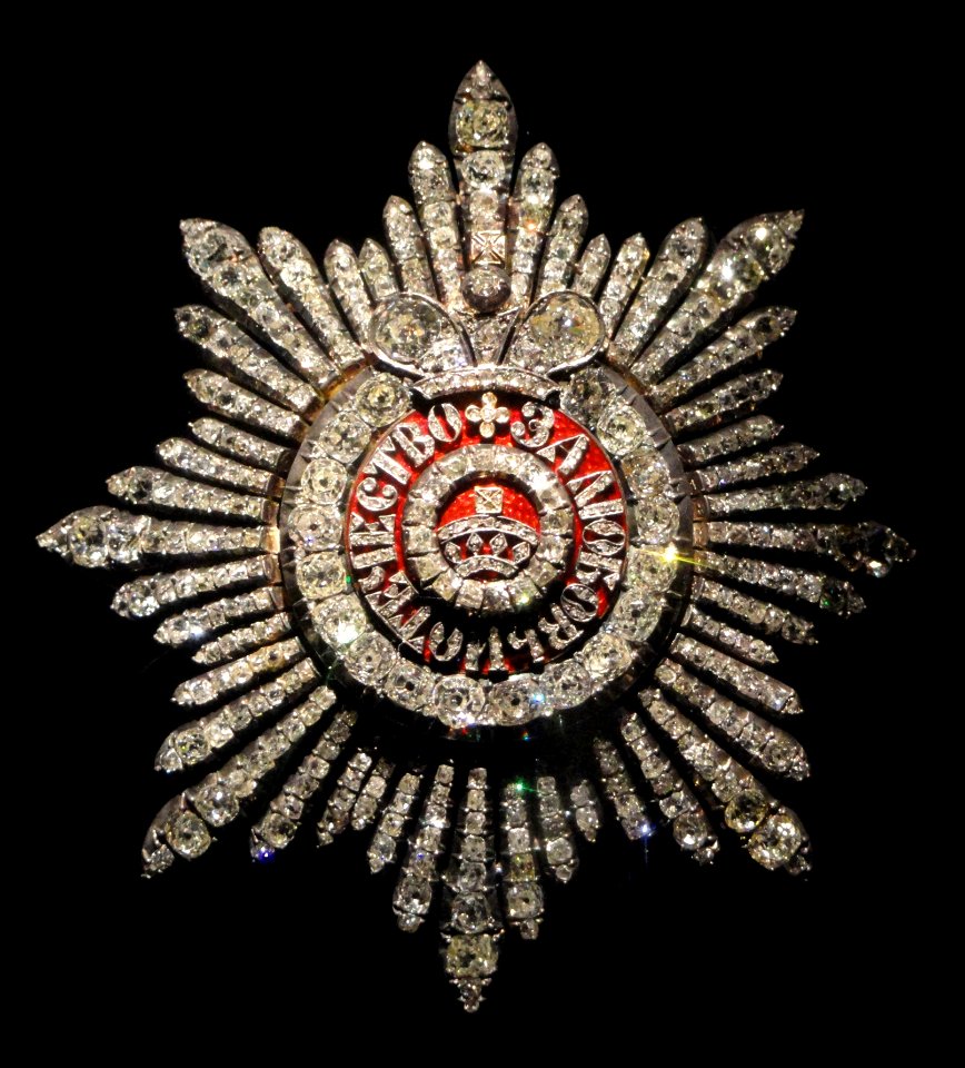 Diamond Star of the Grand Class of the Order of St. Catherine, St. Petersburg, Russia, circa 1780 - Houston Museum of Natural Science - DSC02077