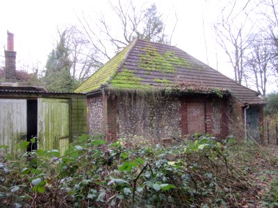 Derelict Building behind Patcham Place, Patcham, Brighton (December 2016) (1)
