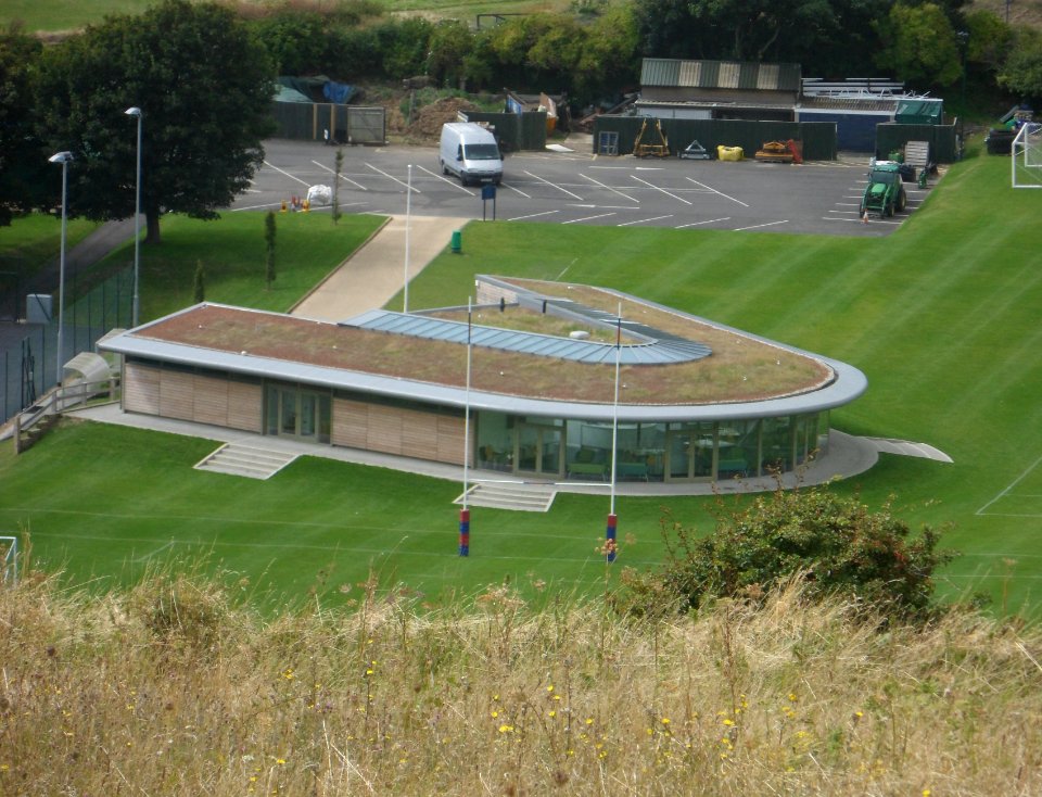 Diamond Jubilee Pavilion, East Brighton Park, off Wilson Avenue, Brighton (August 2014)