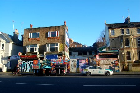 Derelict Garage and 186-187b Lewes Road, Brighton (February 2020) (2)
