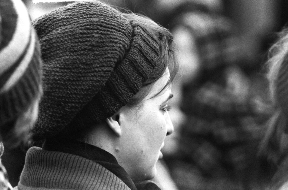 Dertiende lustrum van de VVSL in Leiden, Prinses Margriet te midden van studente, Bestanddeelnr 917-3767