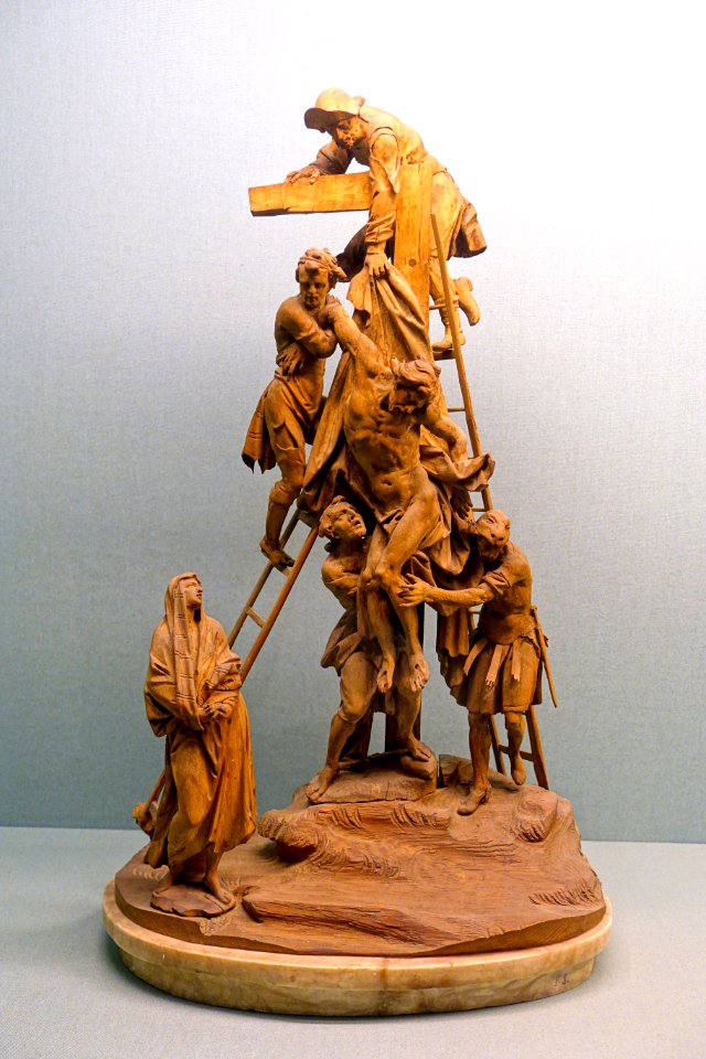 Descent from the Cross, by Johann Peter Wagner, c. 1775-1780 - Mainfränkisches Museum - Würzburg, Germany - DSC04869