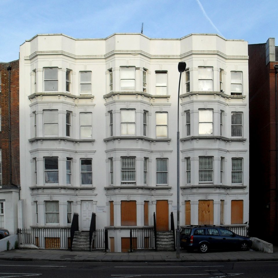 Derelict Building at Richmond Place, Brighton (September 2010)