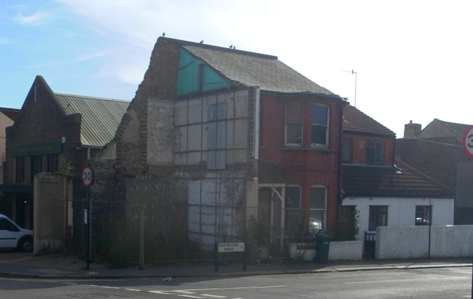 Derelict Building at Church Road, Portslade (September 2012)