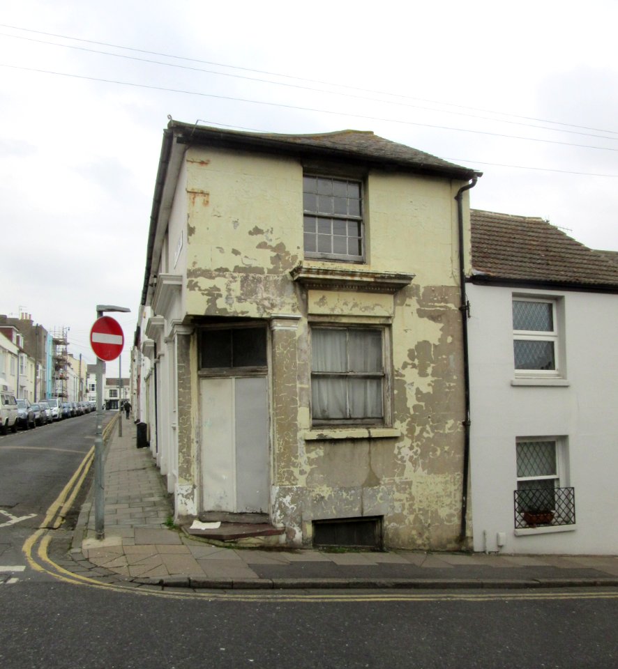 Derelict Building at 49 Guildford Street, West Hill, Brighton (December 2016)