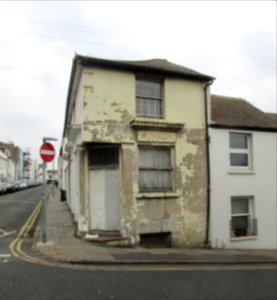 Derelict Building at 49 Guildford Street, West Hill, Brighton (December 2016)