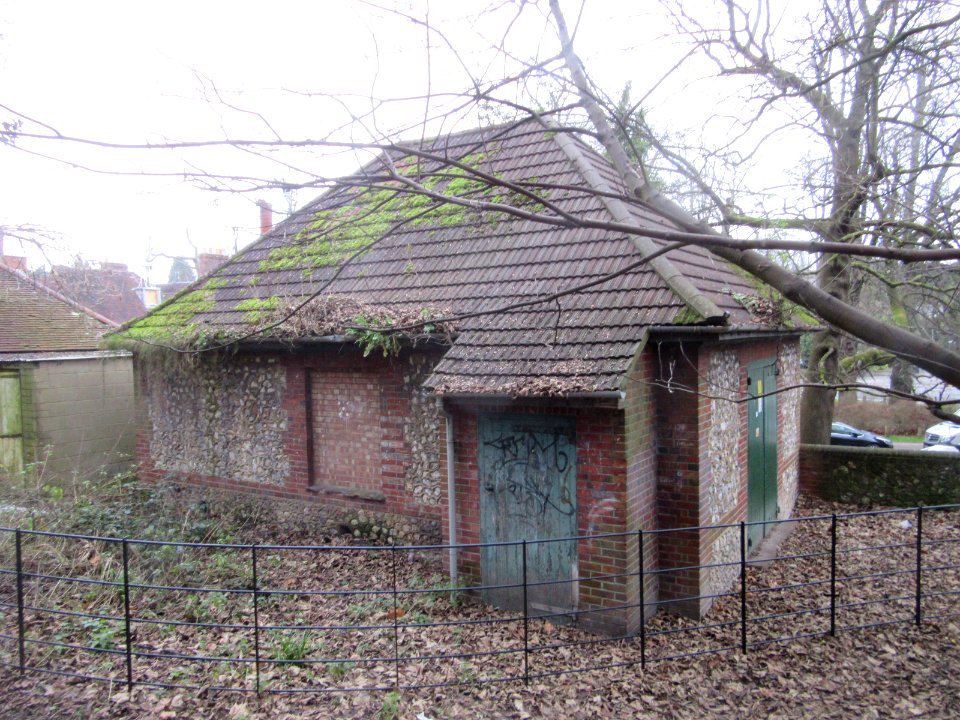 Derelict Building behind Patcham Place, Patcham, Brighton (December 2016) (2)
