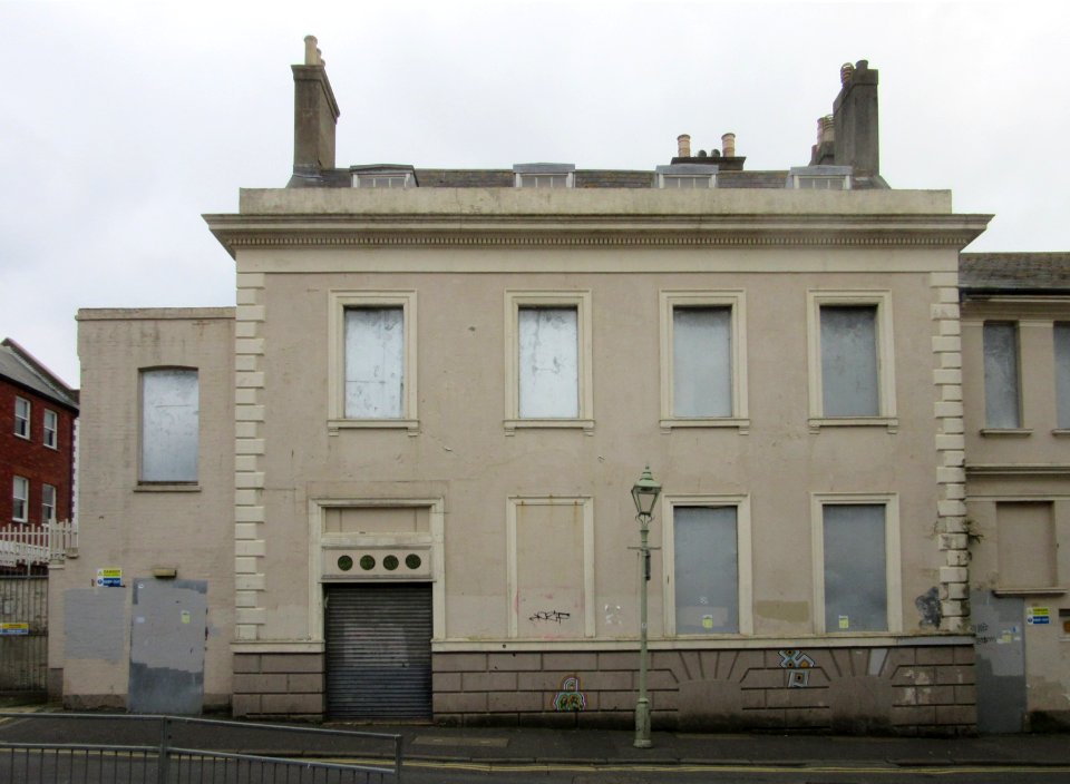 Derelict Building at Middle Street, Brighton (part of former Hippodrome) (December 2016)