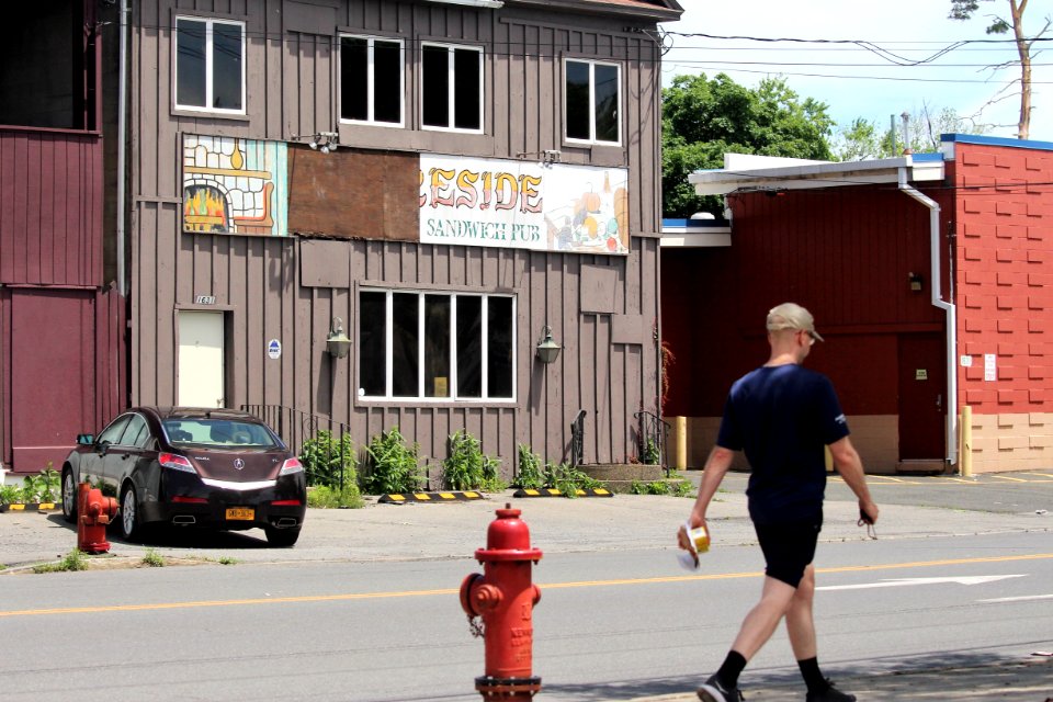 Derelict business in Schenectady, New York