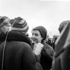 Dertiende lustrum van de VVSL in Leiden, Prinses Margriet met vriendinnen, Bestanddeelnr 917-3732