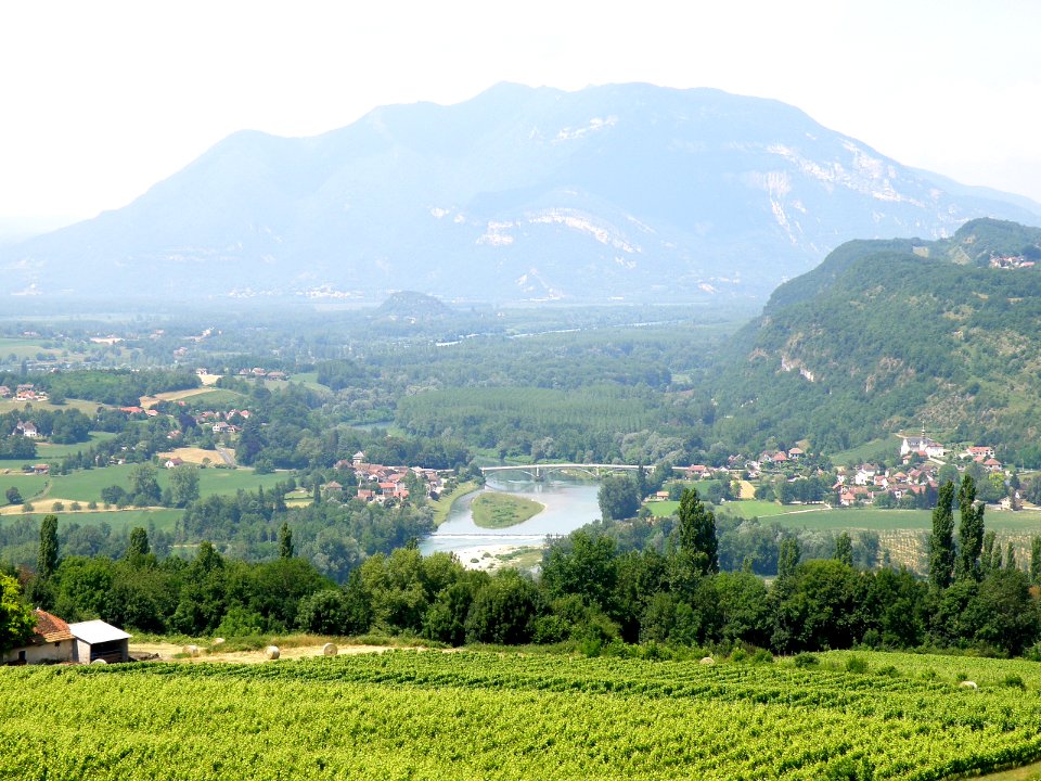 Depuis la chapelle Saint-Romain de Jongieux