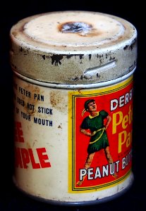 Derbys Peter Pan peanut butter sample blikje, foto5