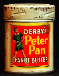 Derbys Peter Pan peanut butter sample blikje, foto1