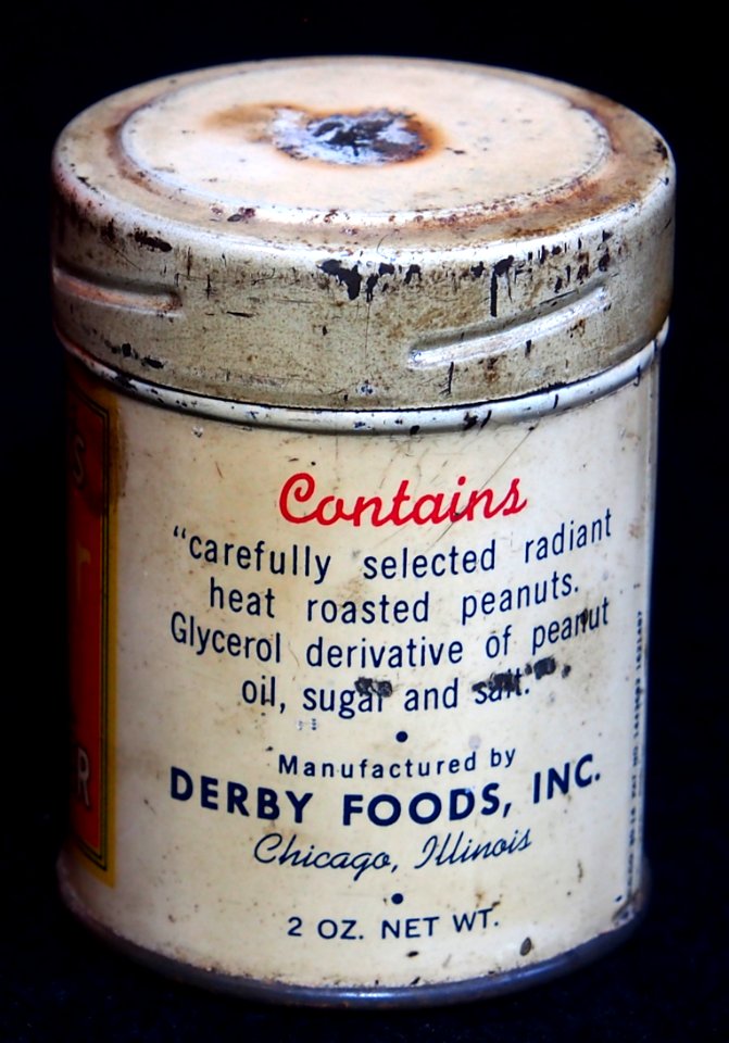 Derbys Peter Pan peanut butter sample blikje, foto7