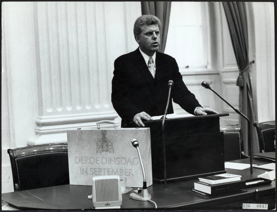 Den Haag. Kabinetsformatie 1977 opening van de Staten-Generaal. Minister van fi, Bestanddeelnr 136-0047