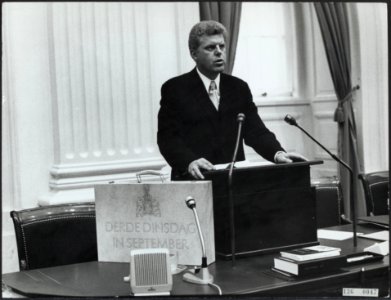 Den Haag. Kabinetsformatie 1977 opening van de Staten-Generaal. Minister van fi, Bestanddeelnr 136-0047