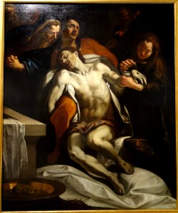 Deposition by Andrea Ansaldo (1584-1638), undated, oil on canvas - Accademia Ligustica di Belle Arti - DSC02118