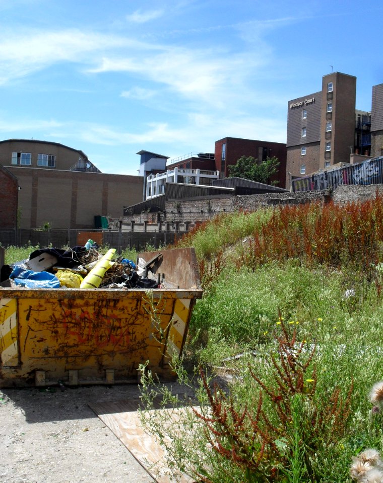 Derelict Site at Church Street-Portland Street junction, North Laine, Brighton (July 2010)