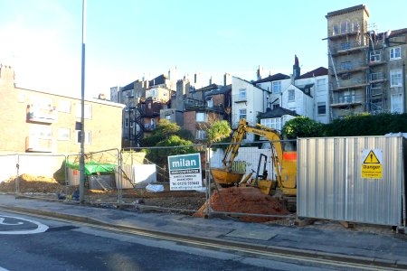 Derelict Site at Bath Street, West Hill, Brighton (January 2014)