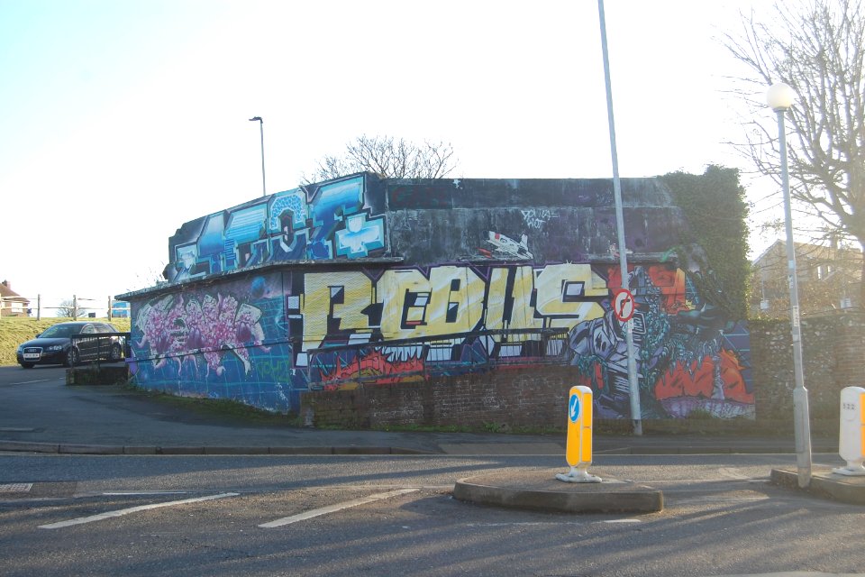 Derelict Public Toilets at corner of Elm Grove and Freshfield Road, Brighton (February 2020)