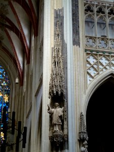 Den Bosch-Gedraaide spits in kathedraal photo