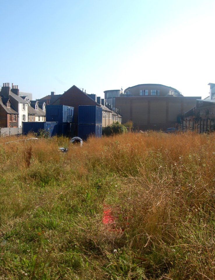 Derelict Site at Church Street-Portland Street junction, North Laine, Brighton (August 2019)