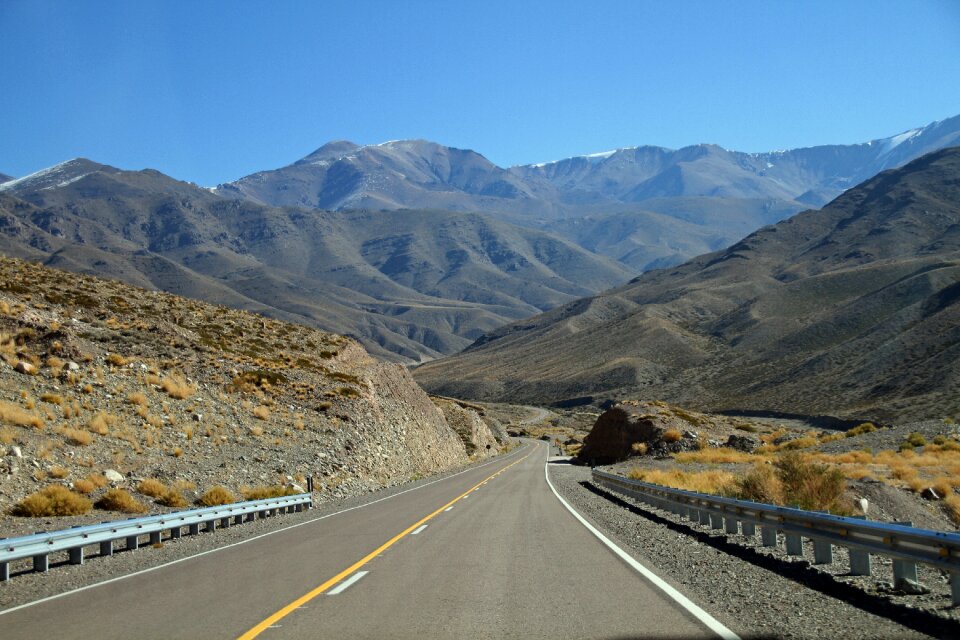 Landscape nature mountain road