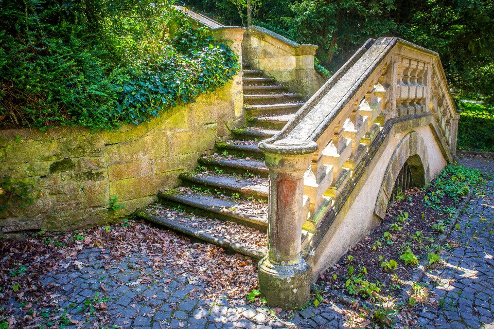 Gradually stone steps stone stairs