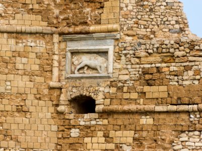 Detail venetian fortress harbour Heraklion photo