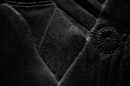 Details of the palace reliefs of Neo-Assyrian king Ashurnasirpal II (883-879 BC) on view at the Metropolitan Museum of Art
