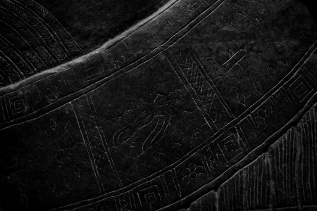 Details of the palace reliefs of Neo-Assyrian king Ashurnasirpal II (883-866 BC) on view at the Metropolitan Museum of Art