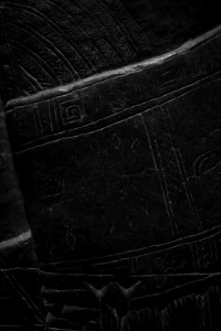 Details of the palace reliefs of Neo-Assyrian king Ashurnasirpal II (883-861 BC) on view at the Metropolitan Museum of Art