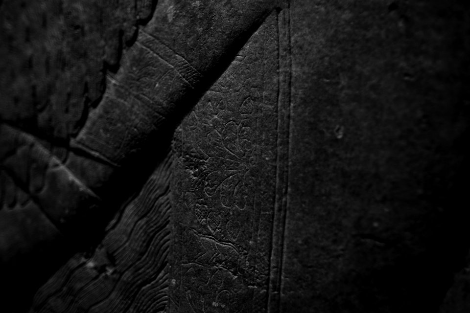 Details of the reliefs from the palace of Neo-Assyrian king Ashurnasirpal II (883-868 BC) on view at the Metropolitan Museum of Art
