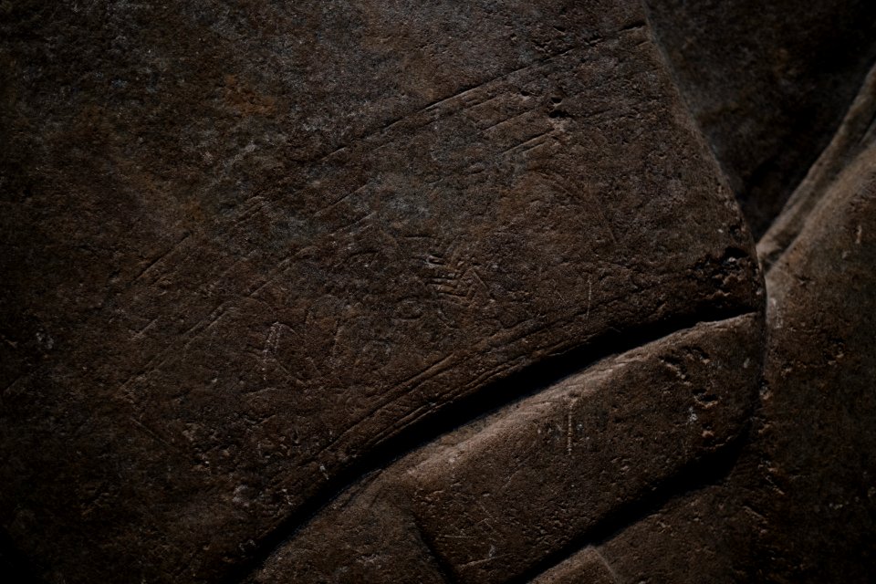 Details of the reliefs from the palace of Neo-Assyrian king Ashurnasirpal II (883-865 BC) on view at the Metropolitan Museum of Art