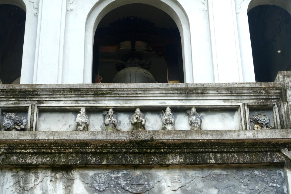 Detail, main gate - Temple of Literature, Hanoi - DSC04535