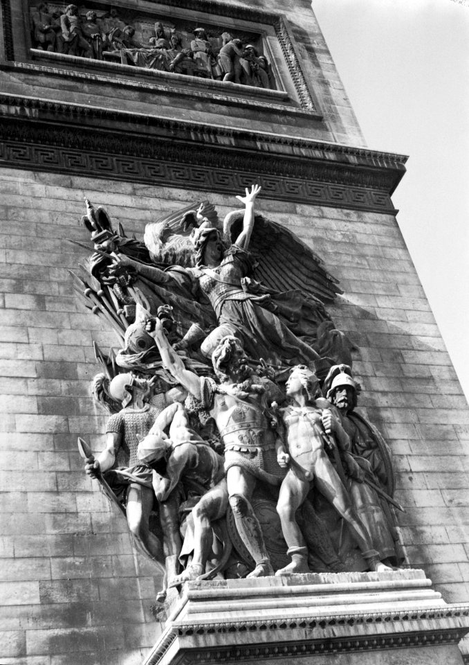 Detail Arc de Thriomphe, Parijs, Bestanddeelnr 255-9578