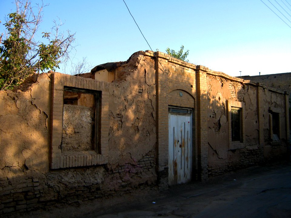 Destroyed house in arg ave Nishapur