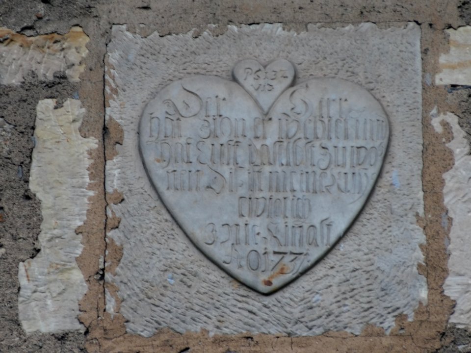 Detail an der Kirche von Rudisleben, Arnstadt