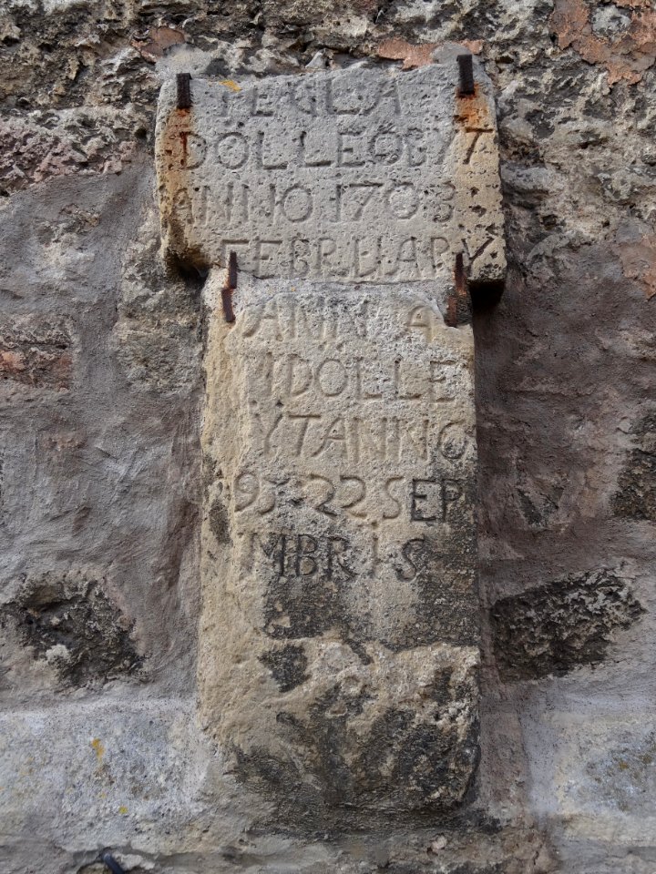 Detail an der Kirche in Helmsdorf, Eichsfeld 1