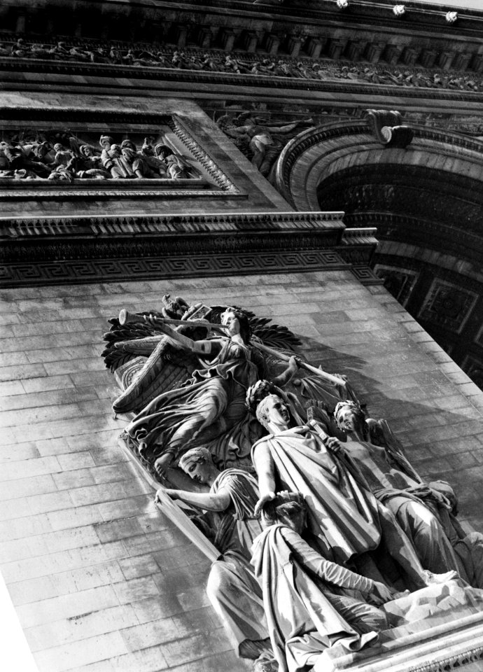 Detail Arc de Thriomphe, Parijs, Bestanddeelnr 255-9577