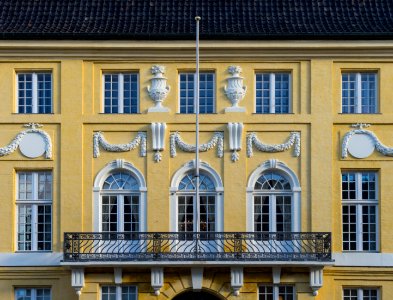 Det Gule palæ Amaliegade balcony Copenhagen Denmark photo