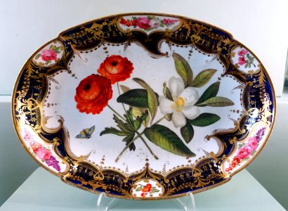 Dessert service, Coalport Porcelain Manufactory, probably 1830s-1840s - Harewood House - West Yorkshire, England - DSC01627