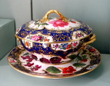 Dessert service, Coalport Porcelain Manufactory, probably 1830s-1840s - Harewood House - West Yorkshire, England - DSC01623