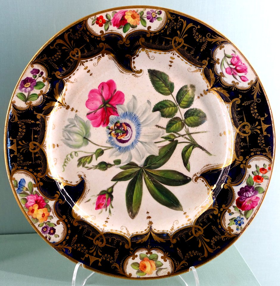 Dessert service, Coalport Porcelain Manufactory, probably 1830s-1840s - Harewood House - West Yorkshire, England - DSC01668