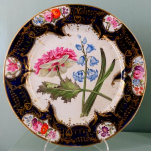 Dessert service, Coalport Porcelain Manufactory, probably 1830s-1840s - Harewood House - West Yorkshire, England - DSC01629