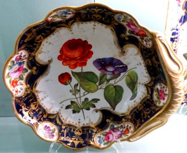 Dessert service, Coalport Porcelain Manufactory, probably 1830s-1840s - Harewood House - West Yorkshire, England - DSC01663